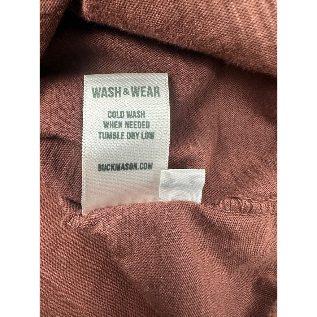 Buck Mason Slub Classic Curved Hem Tee — Size Large // Preowned