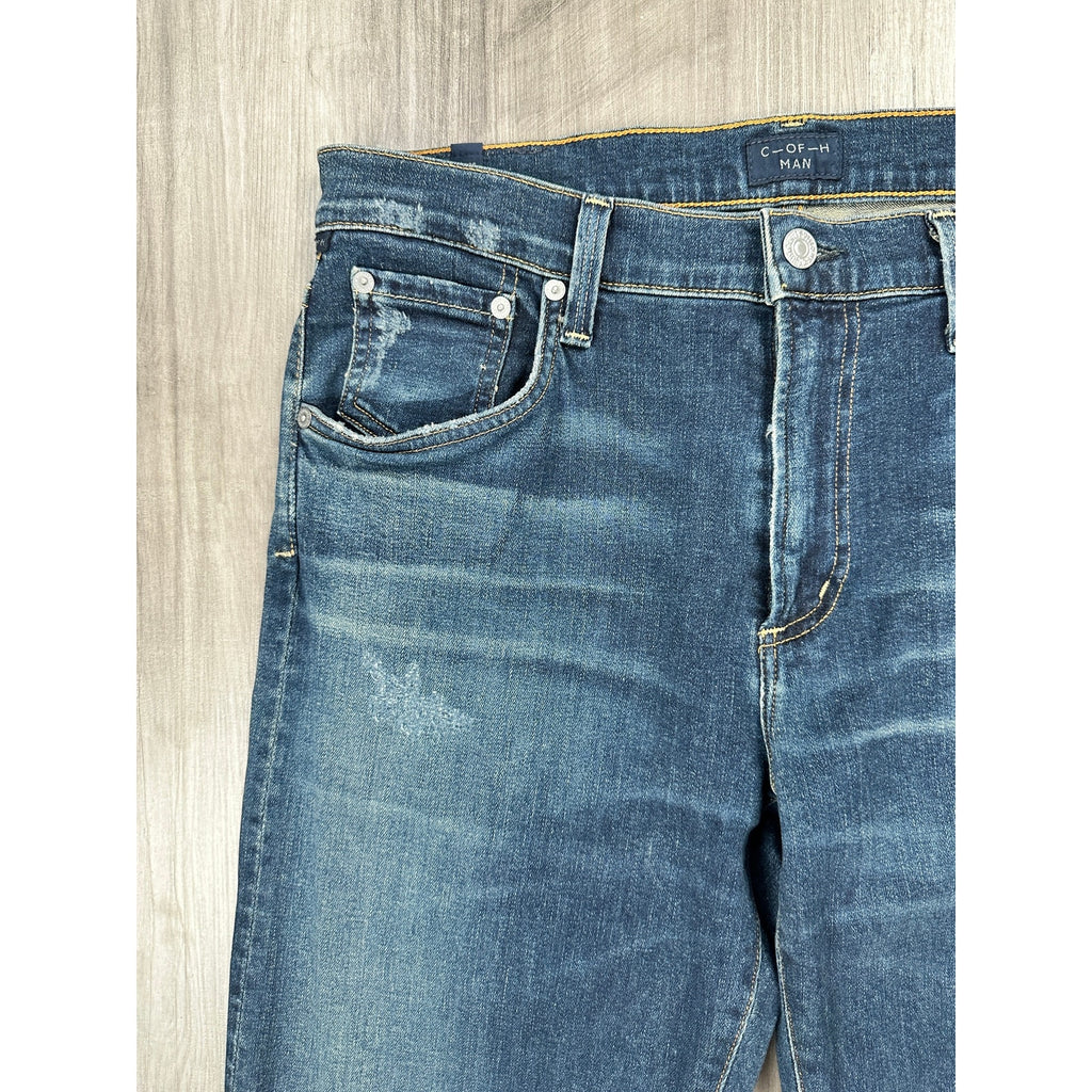 Citizens of Humanity Gage Slim Straight Jeans in Blue — Size 32 // Preowned