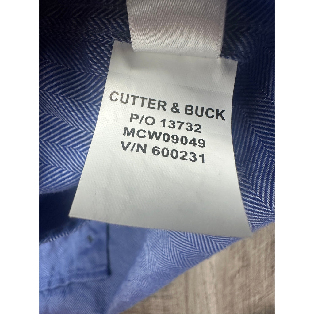Cutter & Buck Kentucky Wildcats Herringbone Long Sleeve Button Down Shirt — Size Medium // Preowned