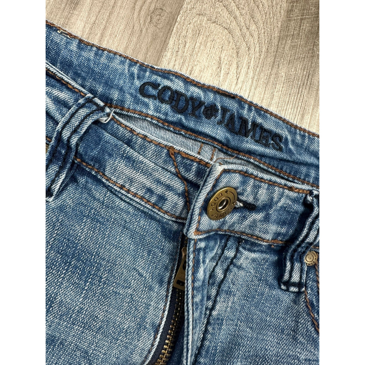 Cody James Wyatt Holt Wash Slim Bootcut Stretch Jeans — Size 34x34 // Preowned
