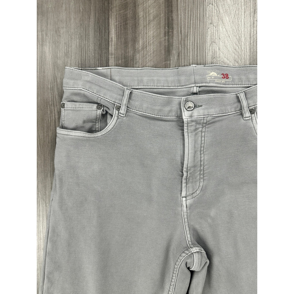 Faherty Stretch Terry 5 Pocket Pants in Gray — Size 38 // Preowned