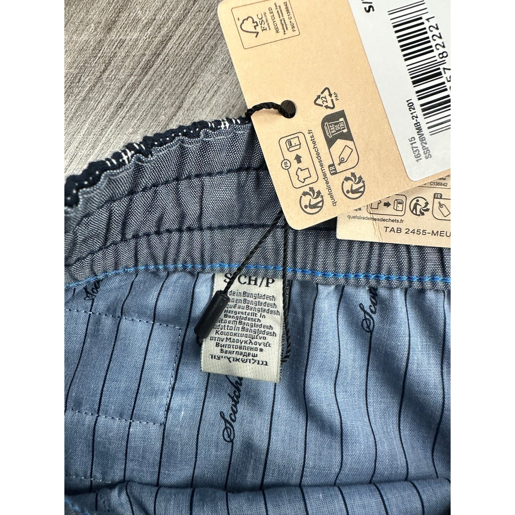 Scotch & Soda Regular Fit Elastic Sky Captain Shorts — Size Small