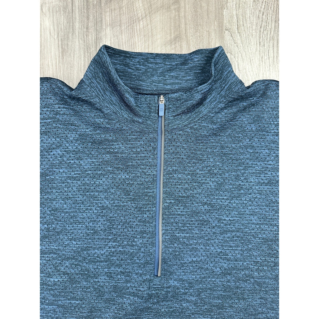 Lululemon Metal Vent Tech Half Zip Pullover in Heather Navy — Size Large // Preowned