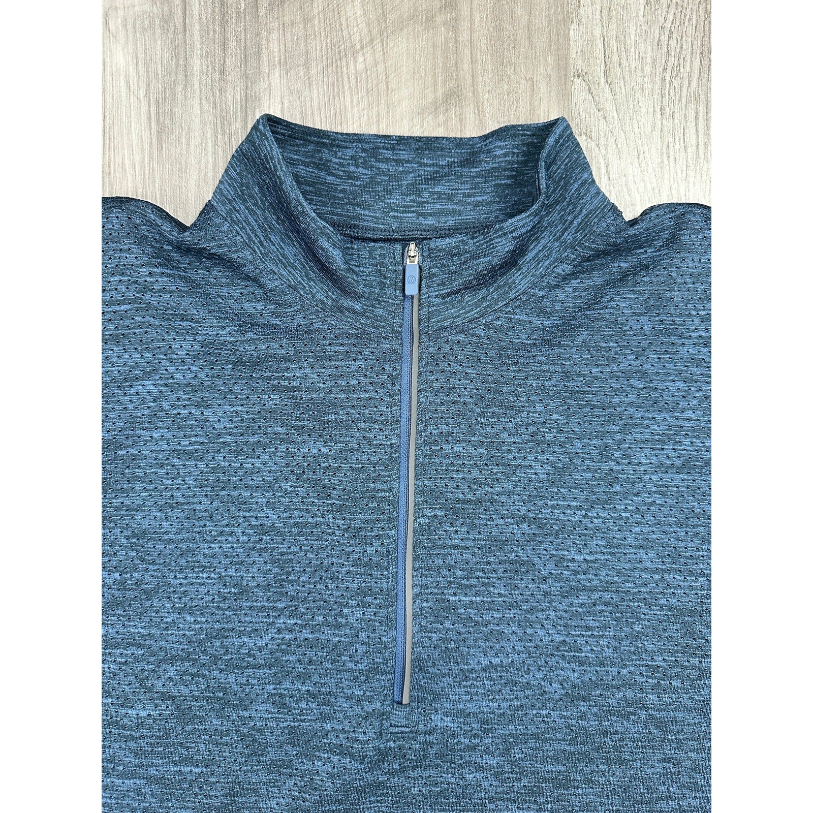 Lululemon Metal Vent Tech Half Zip Pullover in Heather Navy — Size Large // Preowned