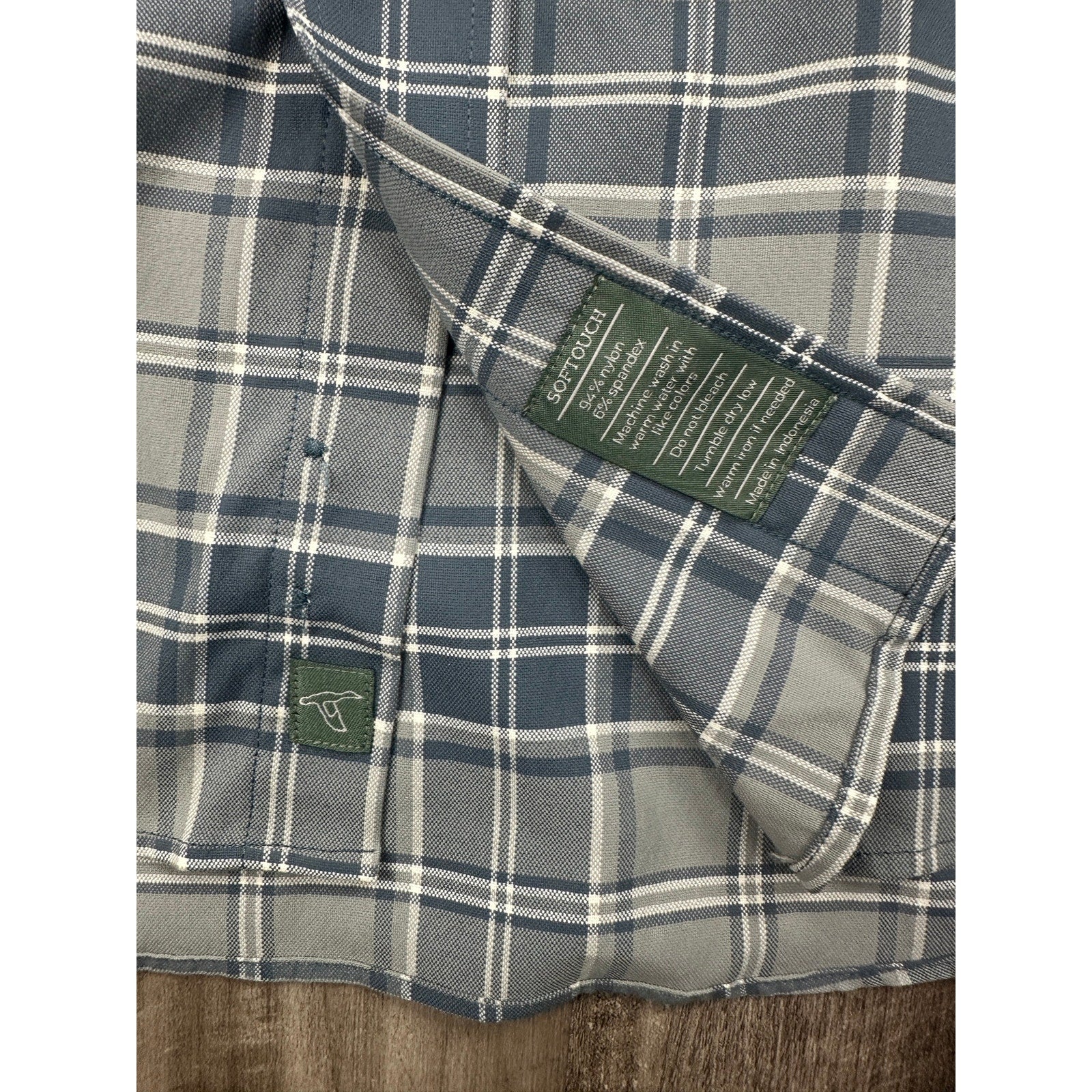Genteal Performance Boulder Softouch Club Collection Sport Shirt in Steelhead — Size 2XL