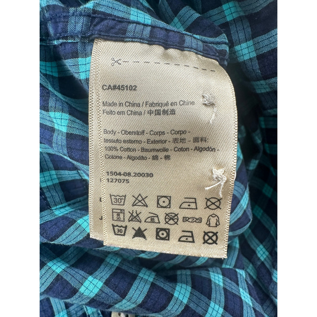 Scotch & Soda True Gentleman Plaid Long Sleeve Button Down Shirt — Size Large // Preowned