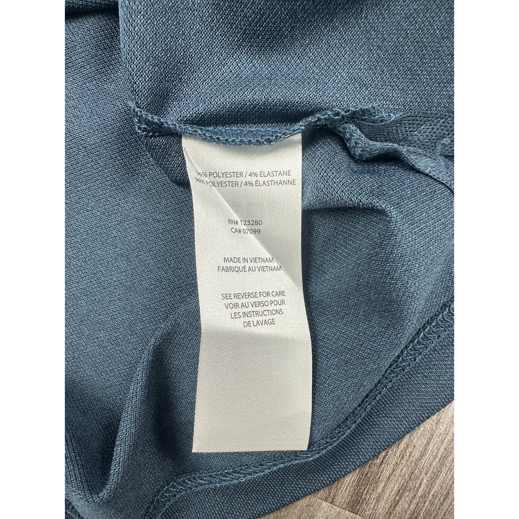 Travis Mathew Good Good Acropolis Golf Polo in Mood Indigo Vintage — Size Medium