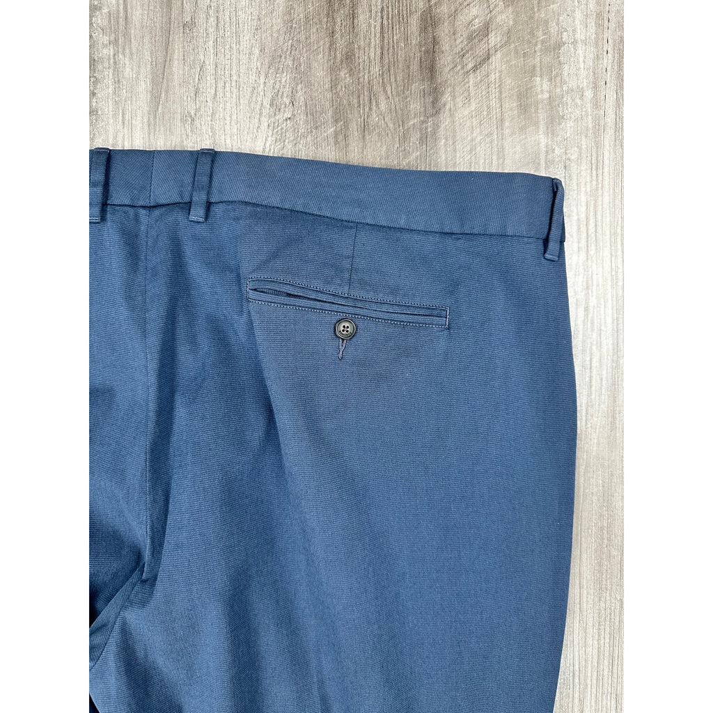 Bonobos Weekday Warrior Monday Slim Chino Dress Pants in Navy — Size 46x32