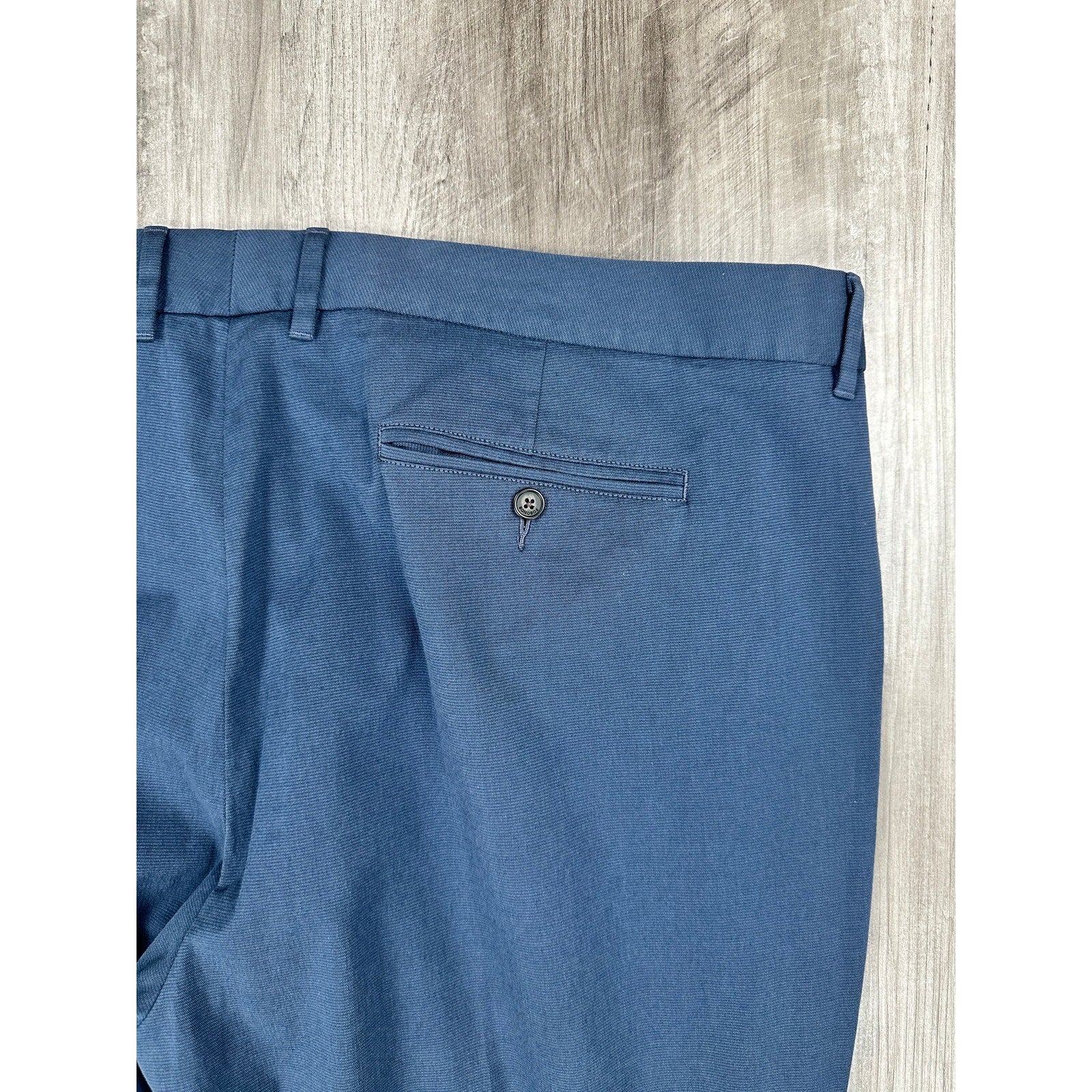 Bonobos Weekday Warrior Monday Slim Chino Dress Pants in Navy — Size 46x32