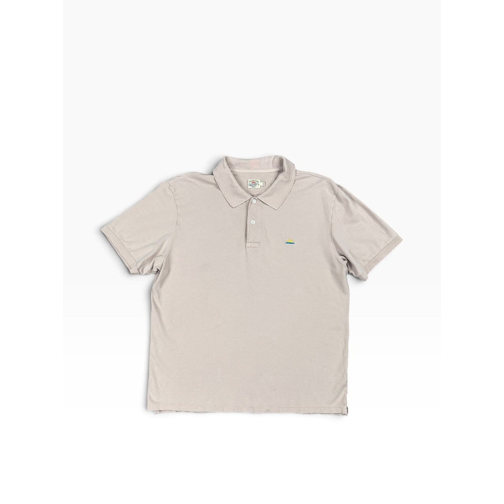 Faherty Sunwashed Pique Polo in Quartz Pink — Size Large // Preowned