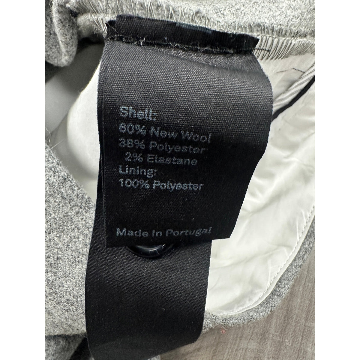 Huckberry Wills All Seasons Stretch Wool Trouser Pants — Size 36 // Preowned