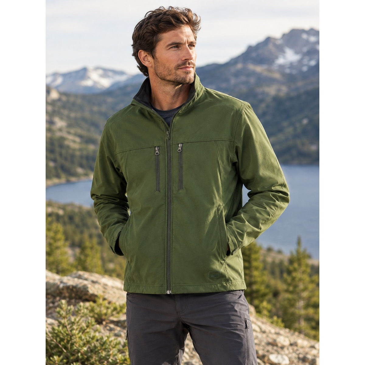 REI Double Weave Softshell Tech Performance Jacket — Size Small // Preowned