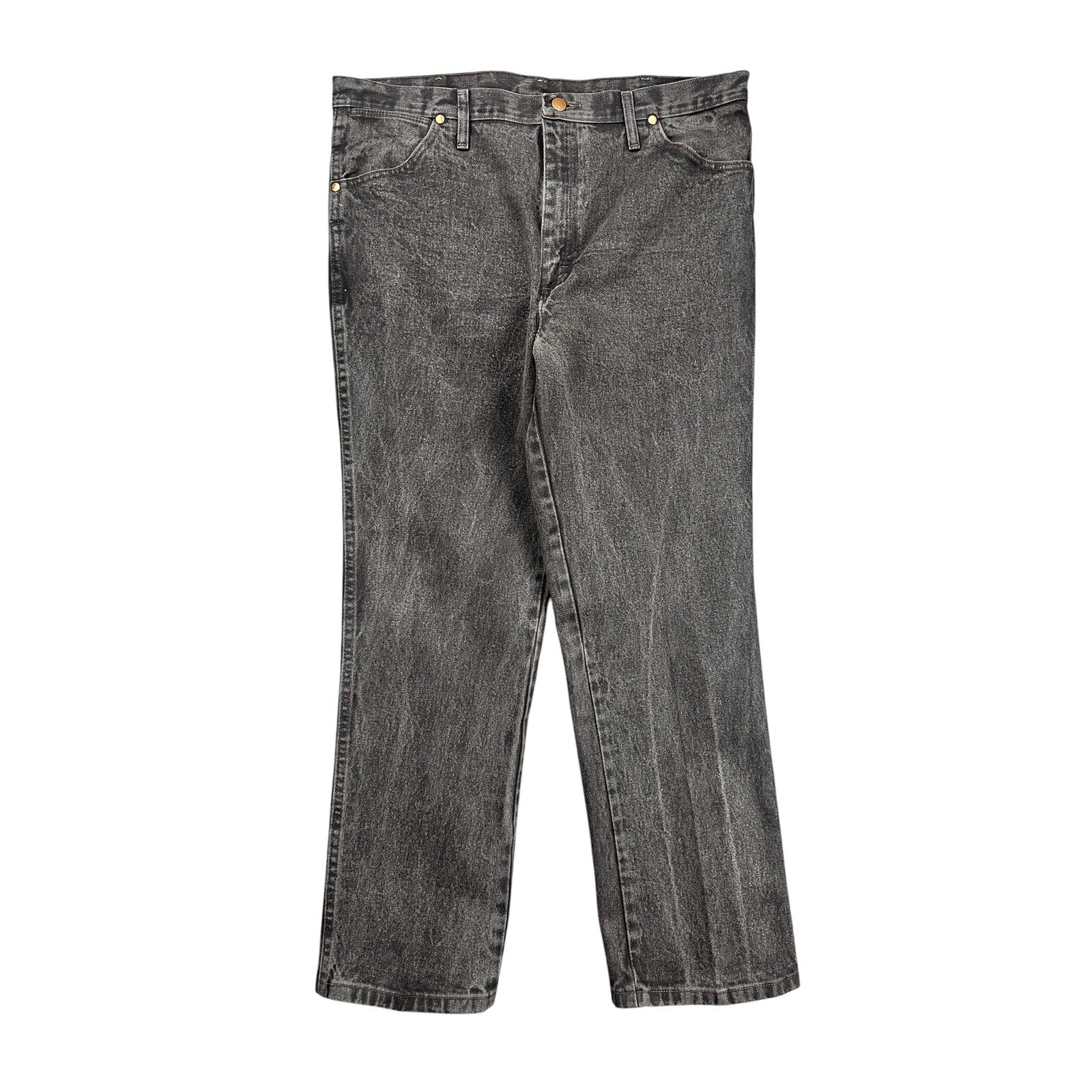 Wrangler Cowboy Cut Slim Fit Jean in Black Chocolate — Size 38x30 // Preowned