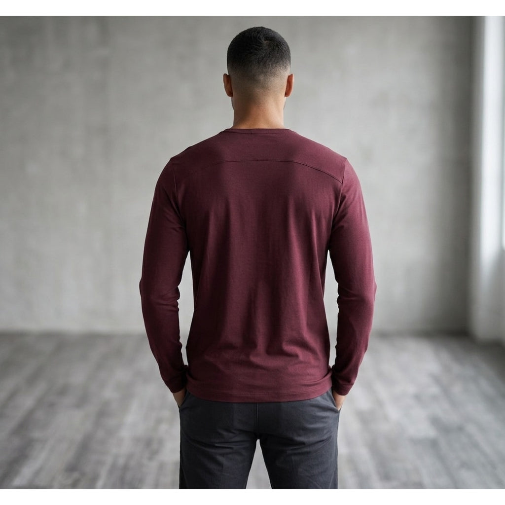 Theory Luxe Cotton Jersey Precise Long Sleeve Tee - Medium
