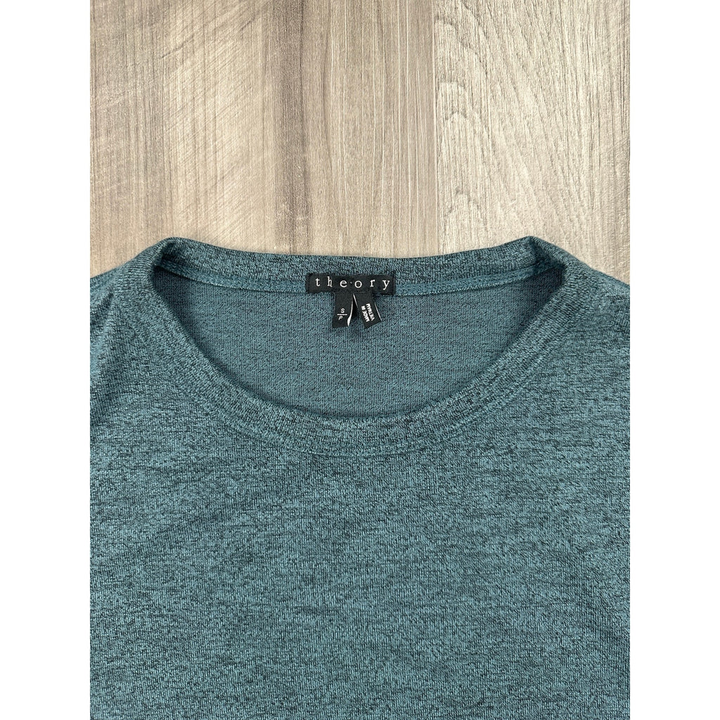 Theory Billey B Modal Long Sleeve Pullover in Anemone — Size Small // Preowned