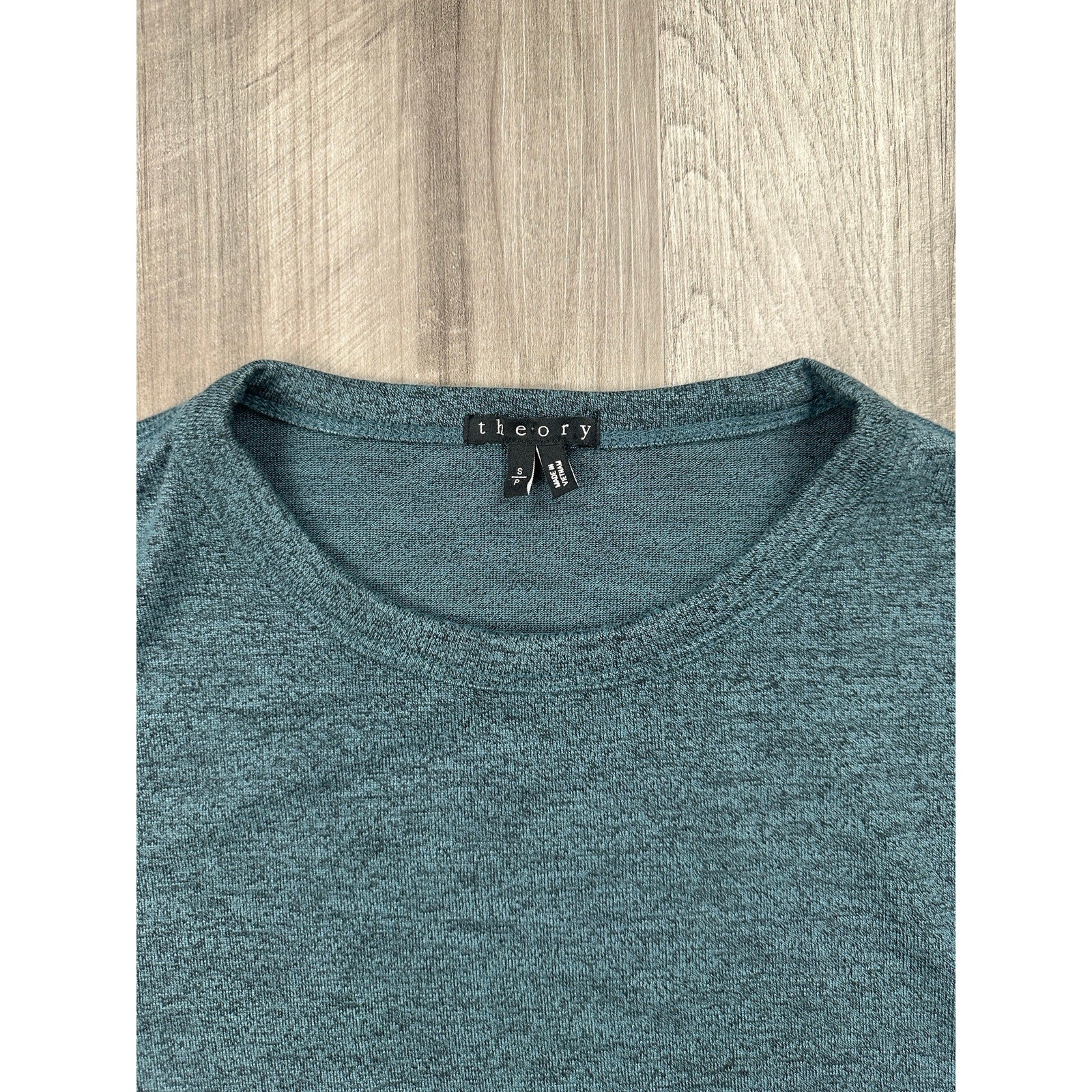 Theory Billey B Modal Long Sleeve Pullover in Anemone — Size Small // Preowned