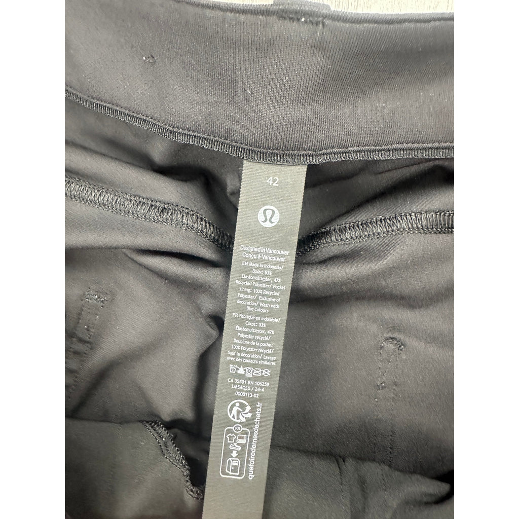Lululemon ABC Slim Fit Warpstreme 5 Pocket Pants in Black — Size 42 // Preowned