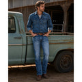Wrangler Retro Slim Boot Cut Jeans in Blaze Blue — Size 40x34 // Preowned