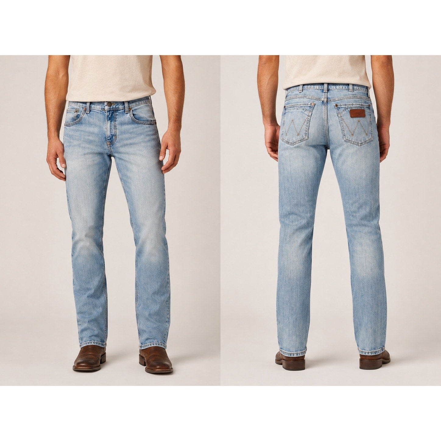 Wrangler Retro Slim Straight Jeans in Blue — Size 30x32 // Preowned