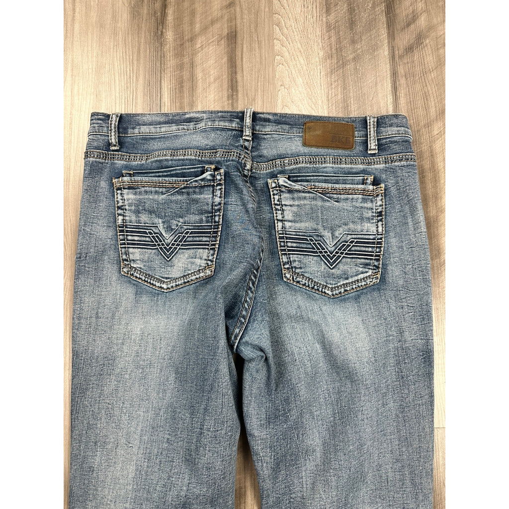 BKE Nolan Straight Leg Stretch Jean in Blue — Size 38R // Preowned