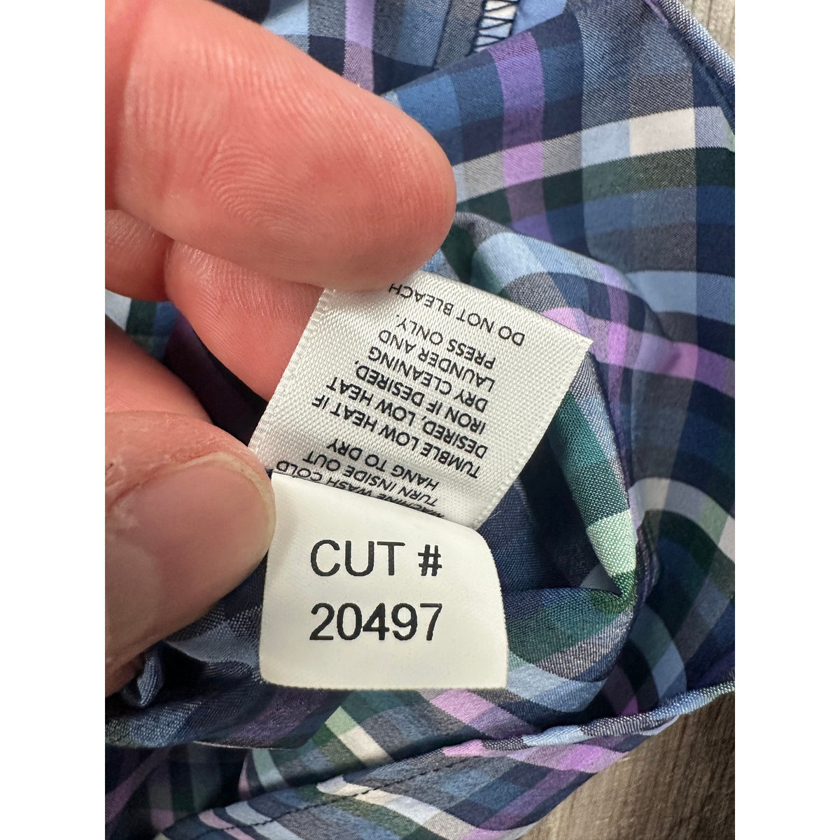 Mizzen+Main Leeward Collection Performance Plaid Trim Fit Long Sleeve Shirt — Size XL // Preowned