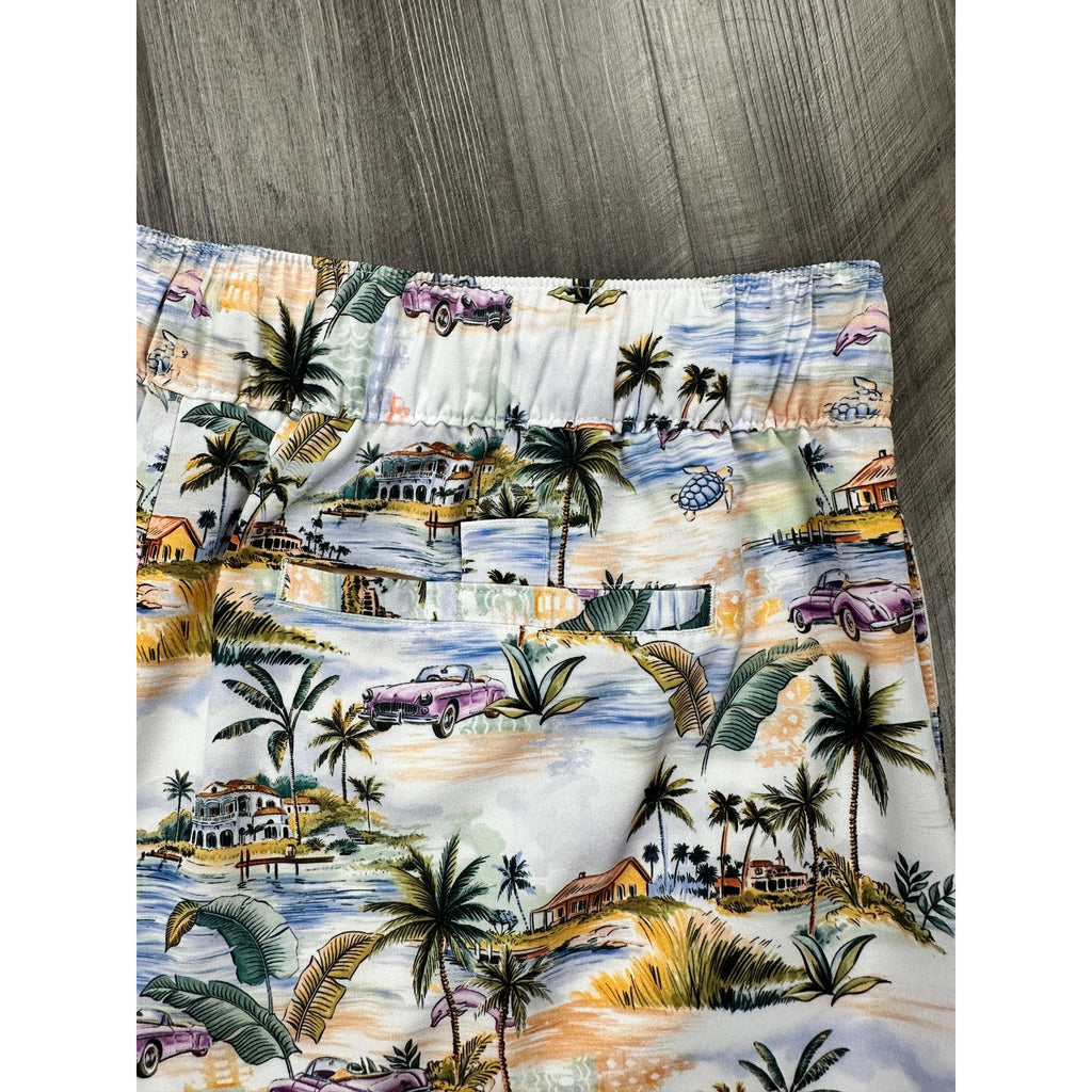 Robert Graham Tropical Island Vacation Mode Trunks — Size Large