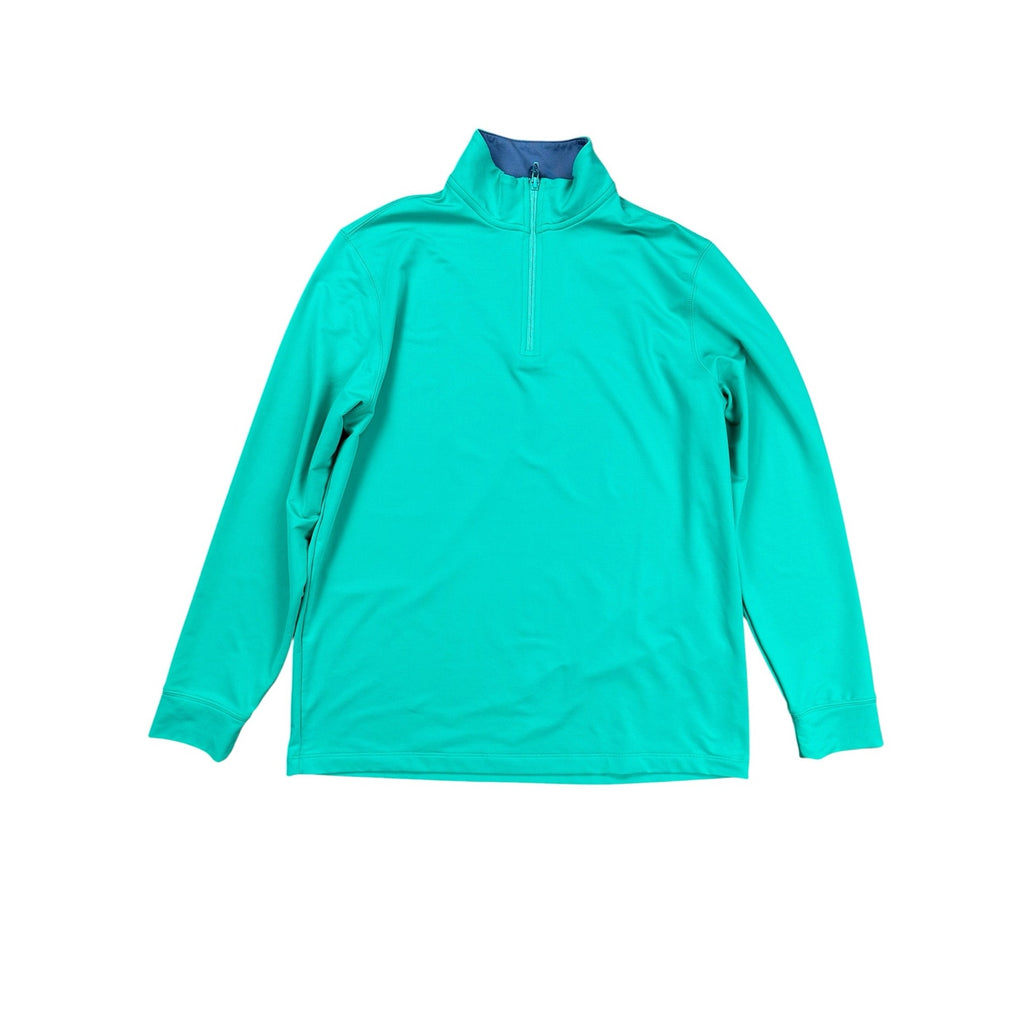 Vineyard Vines Performance Quarter-Zip Pullover in Sea Green — Medium