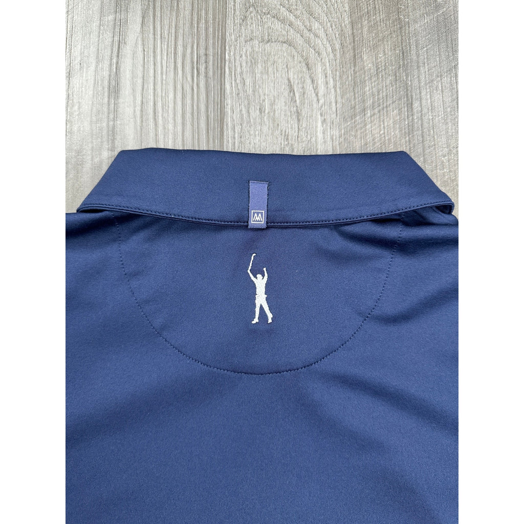 Mizzen+Main Phil Mickelson Performance Golf Polo in Navy — Size Small // Preowned