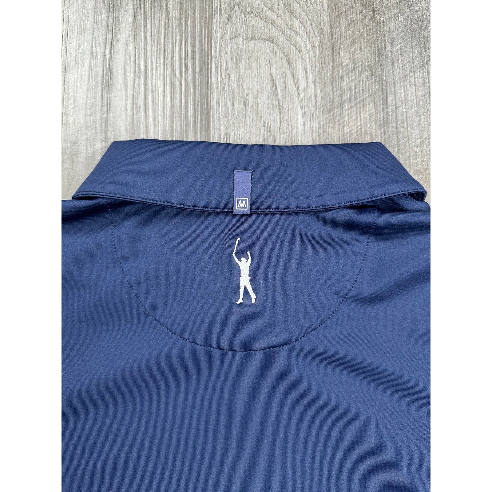 Mizzen+Main Phil Mickelson Performance Golf Polo in Navy — Size Small // Preowned
