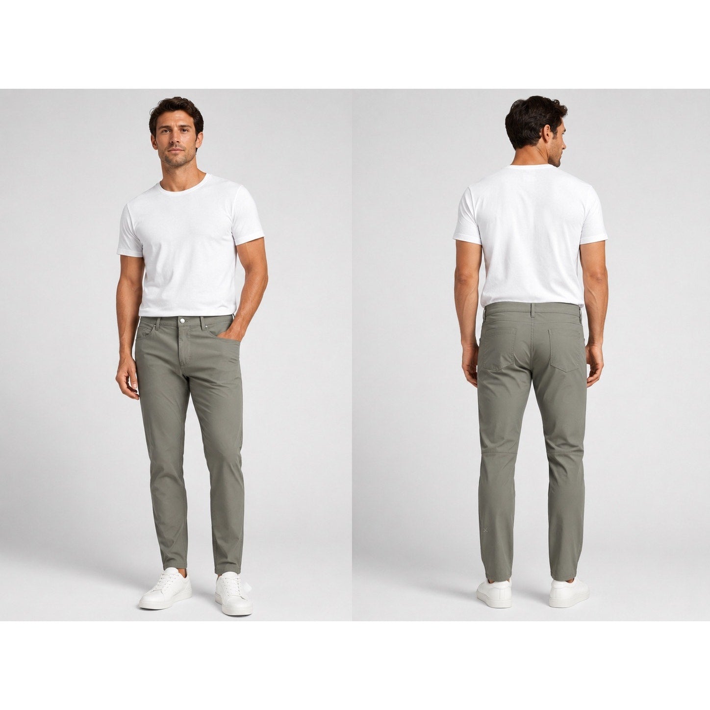 Cuts Clothing AO Slim 5 Pocket Performance Pants in Sepia Tint — Size 31 // Preowned
