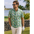 William Murray It's Like A Jungle Golf Polo in Green, Yellow, Orange, Gray, White — Size Small // Preowned