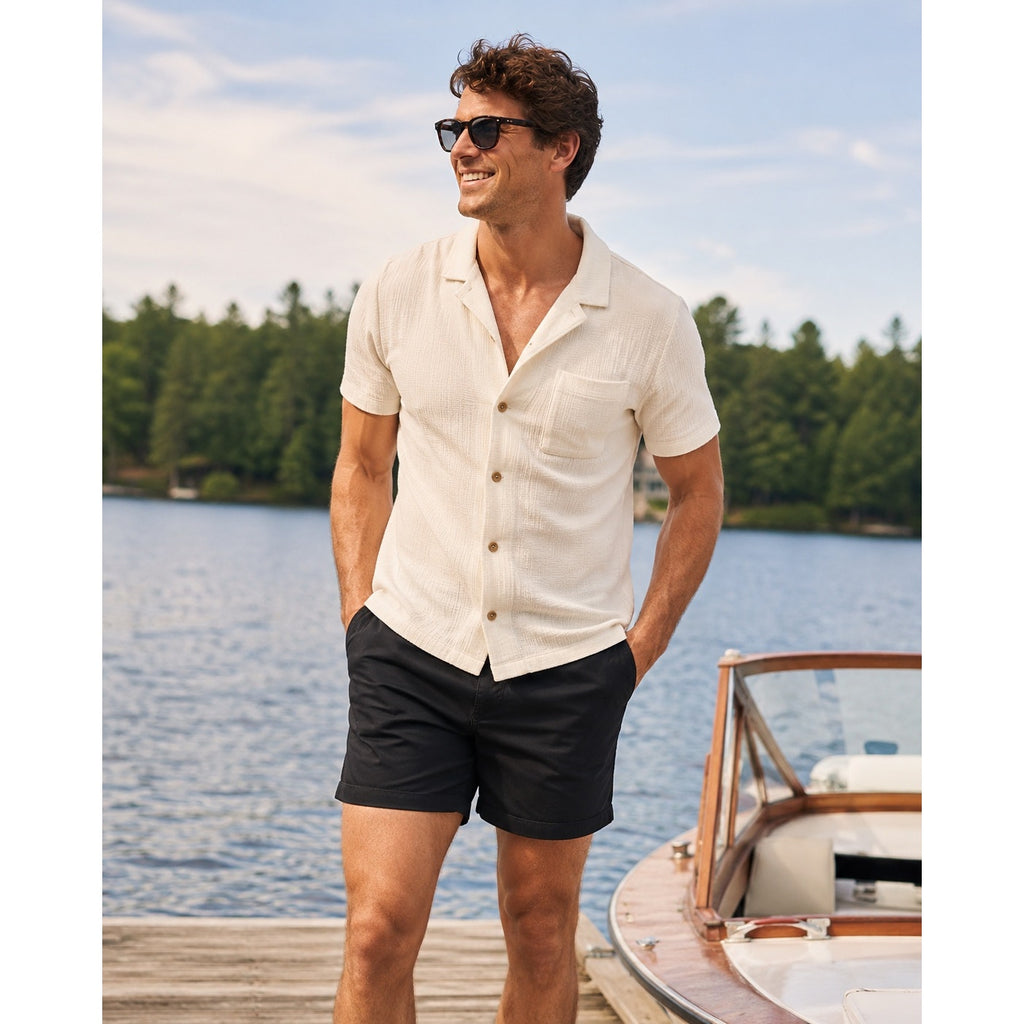 Chubbies Originals 5.5" Chino Shorts in Shadowstorm Black — Size 3XL // Preowned