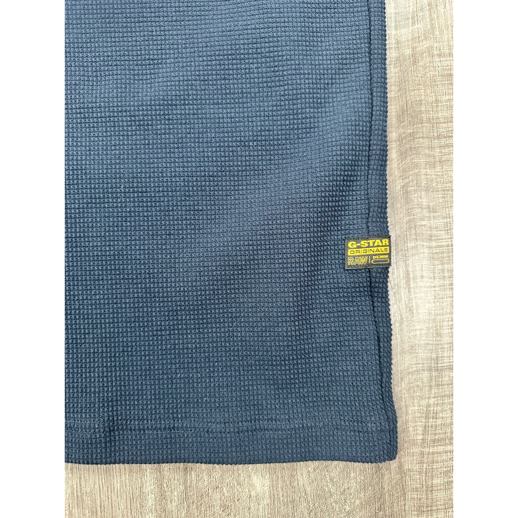 G-Star Structured Boxy Waffle Jersey Knit Tee — Size Large