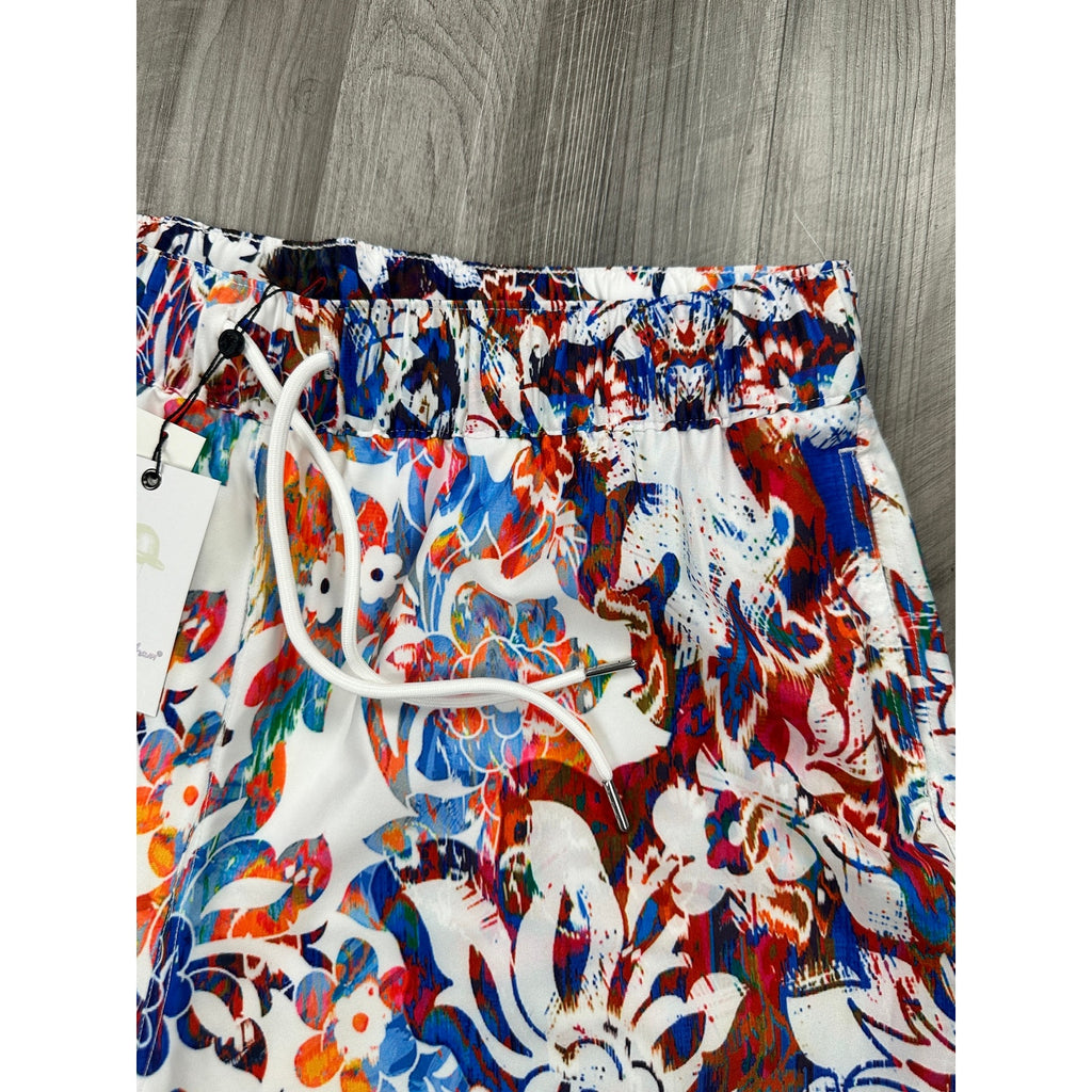 Robert Graham Floral Graffiti Swim Trunks — Size Large