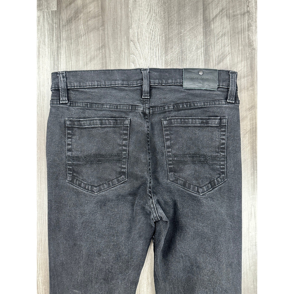 Cody James Jackson Slim Straight Stretch Jean in Night Rider Black — Size 34x32 // Preowned