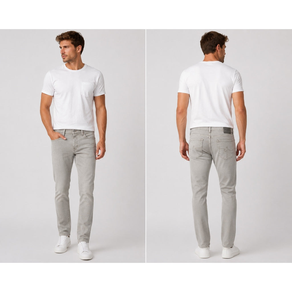 AG Adriano Goldschmied AG-ED Denim Tellis Modern Slim Jeans in Beige Khaki — Size 36x32 // Preowned