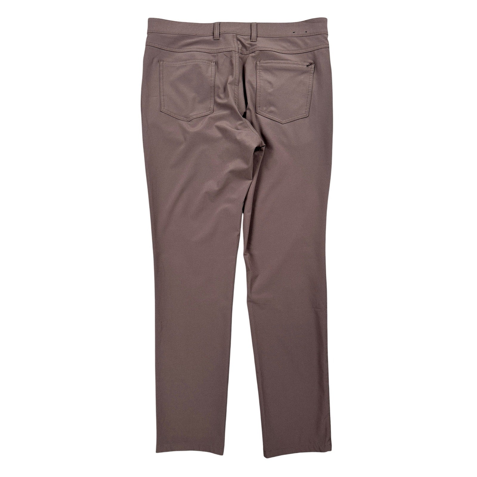Mizzen+Main Helmsman Performance Slim Fit Chino Pants in Brown — Size 34x32 // Preowned