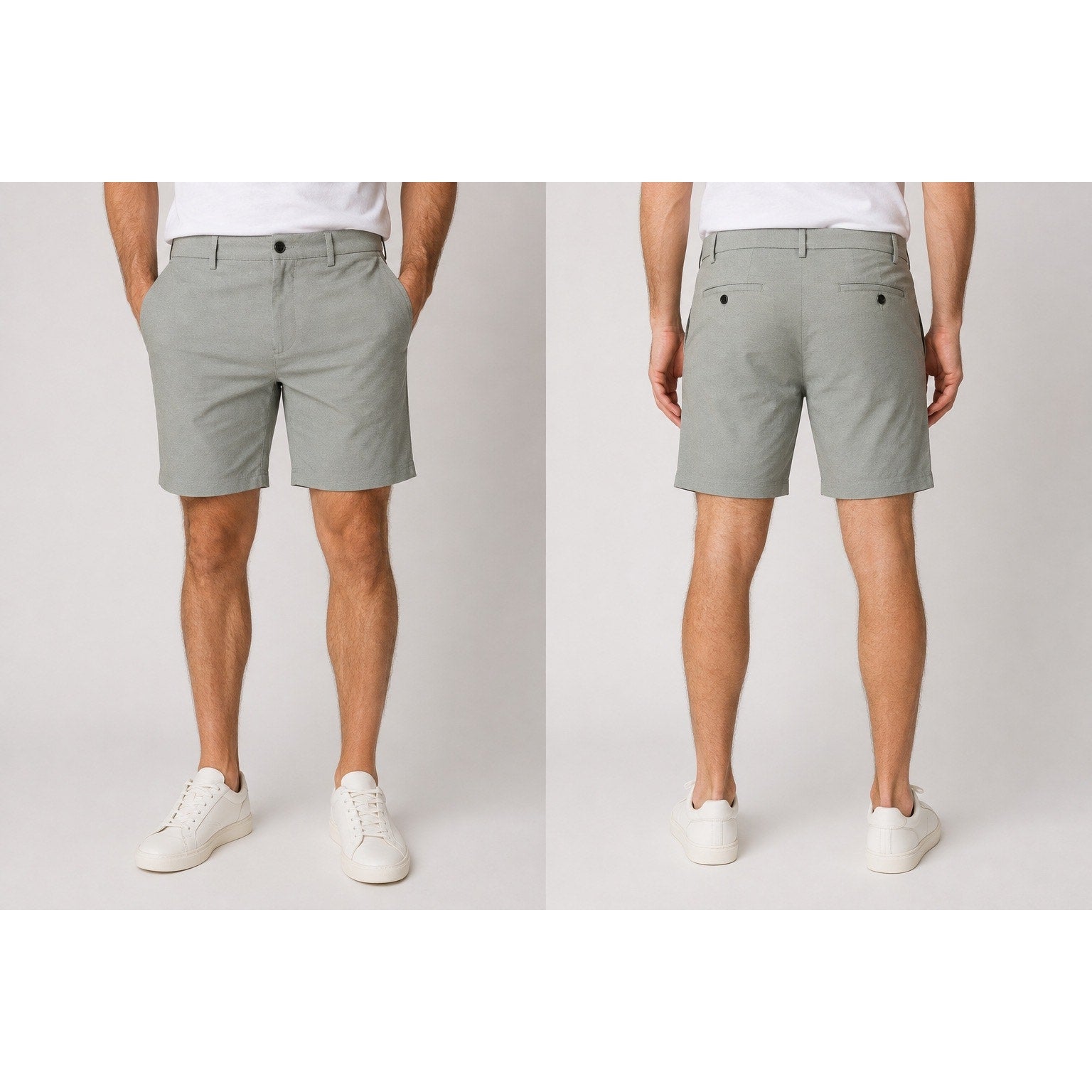 Robert Barakett Lomita Motion Shorts in Dusty Moss — Size 40