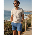 Faherty All Day Hybrid Drawstring Shorts in Navy — Size 38 // Preowned
