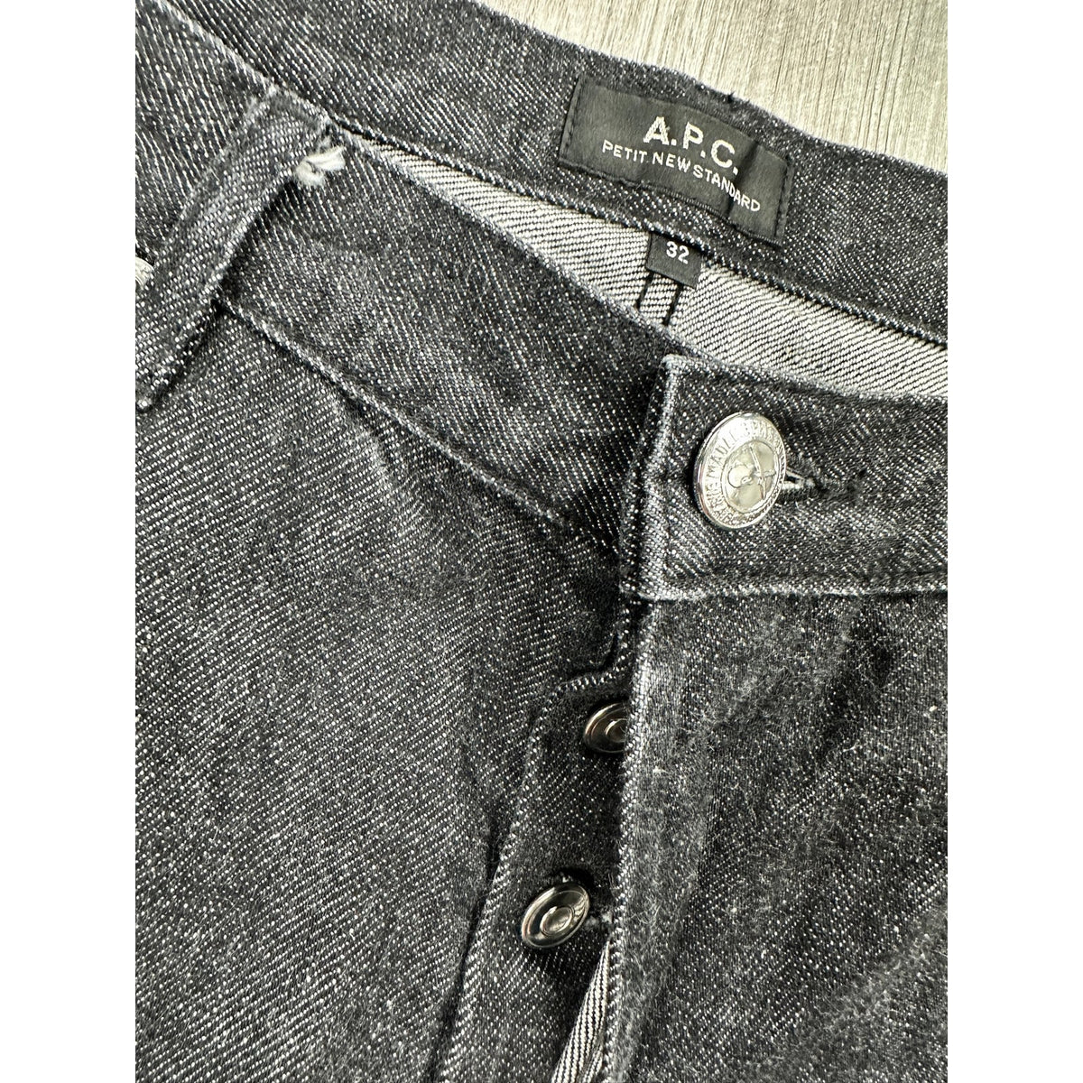 A.P.C. Petit New Standard Modern Slim Straight Jeans — Size 32 // Preowned