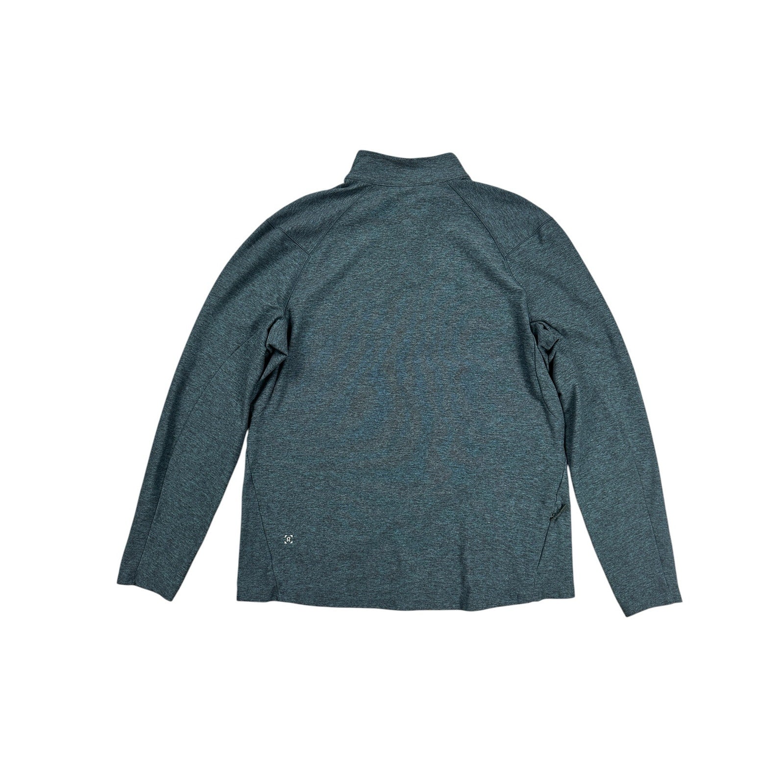 Lululemon Smooth Spacer Quarter Zip Pullover in Heather Dark Teal — Size XL