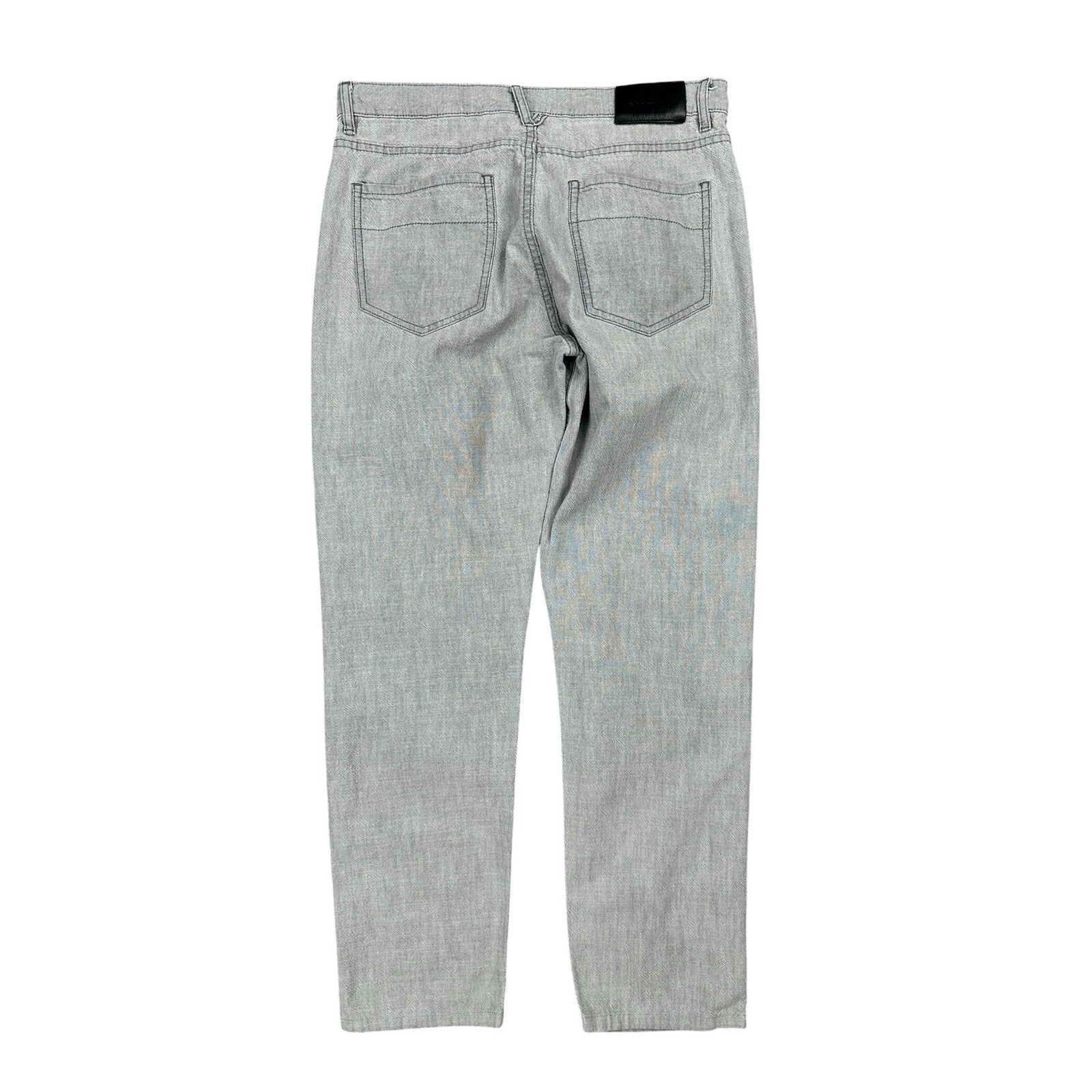 Raleigh Denim Graham Relaxed Tapered Made in USA Jeans in Gray — Size 32 // Preowned