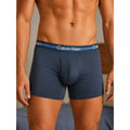 Calvin Klein Microfiber Stretch Boxer Brief 3-Pack in Blue Multi — Size XL