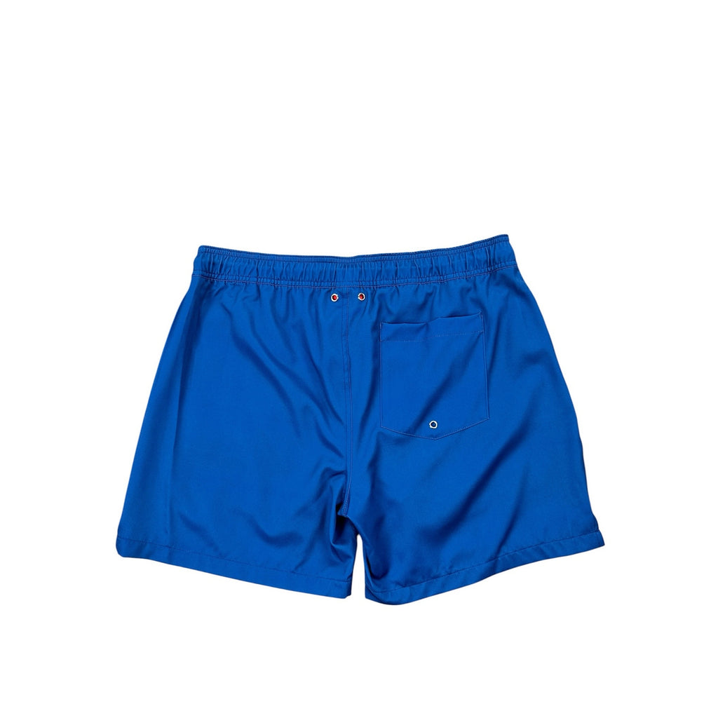 Robert Graham Bulldog Swim Trunks True Blue — Size Medium
