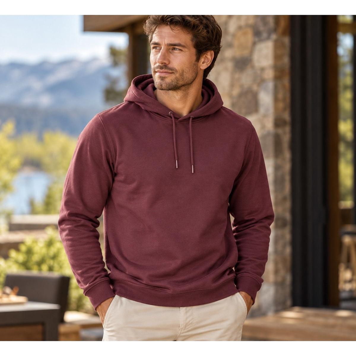 Cuts Clothing Classic Hyperloop French Terry Pullover Hoodie — Size 2XL // Preowned