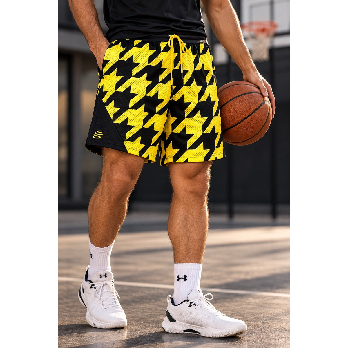 Under Armour Curry Signature 7" Mesh Basketball Shorts — Size 2XL