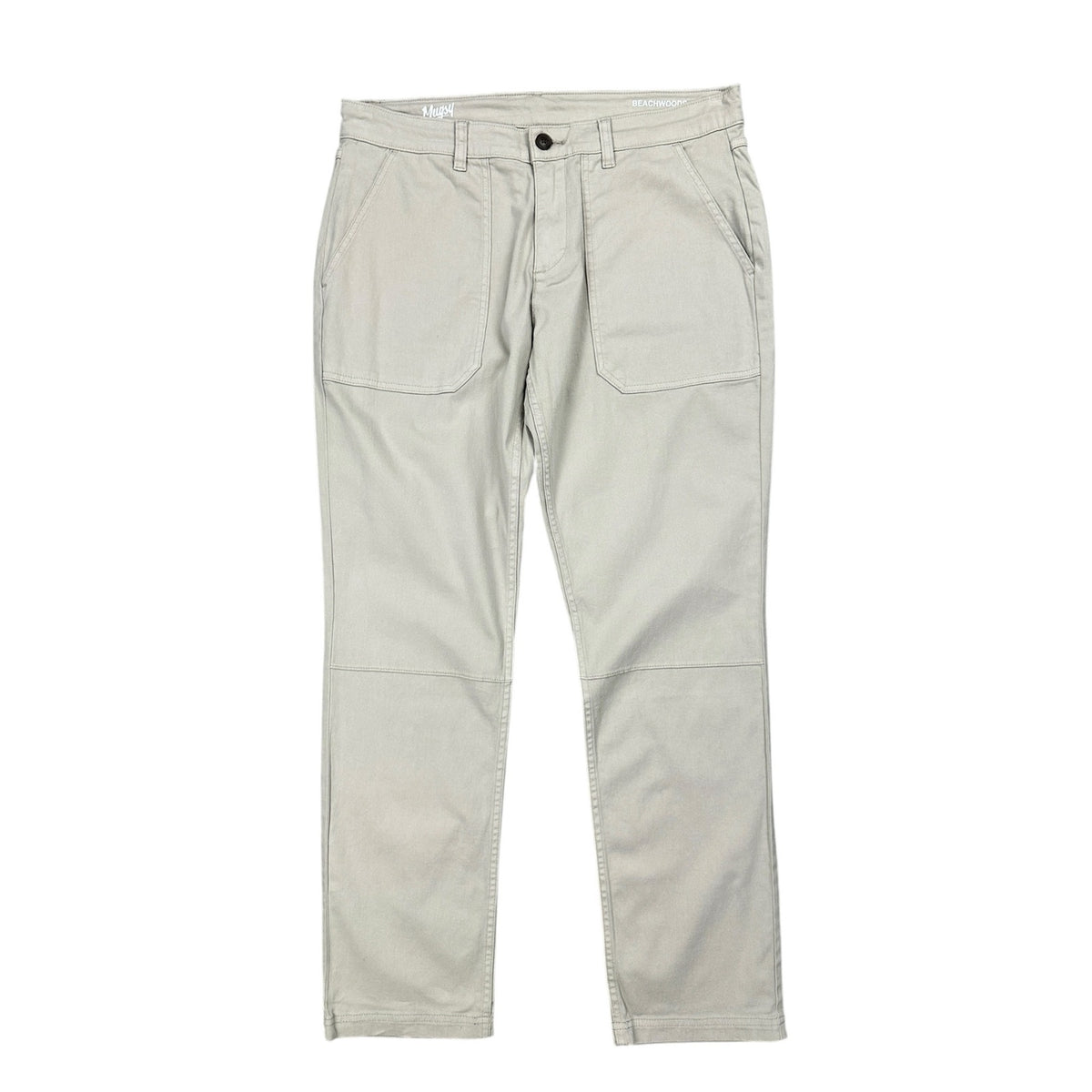 Mugsy Beachwoods Brushed Twill Drawstring 4 Way Stretch Pants — Size 35x32 // Preowned