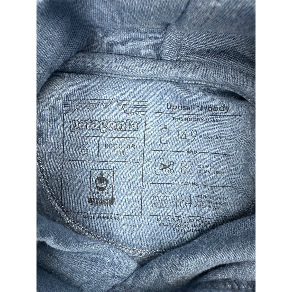 Patagonia Line Logo Ridge Uprisal Regular Fit Hoodie — Size Small // Preowned