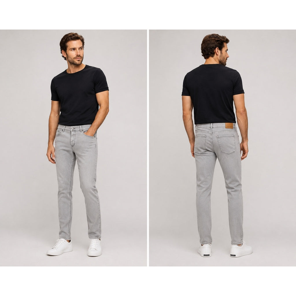 Mott & Bow Slim Mercer Jeans in Gray — Size 34x30 // Preowned