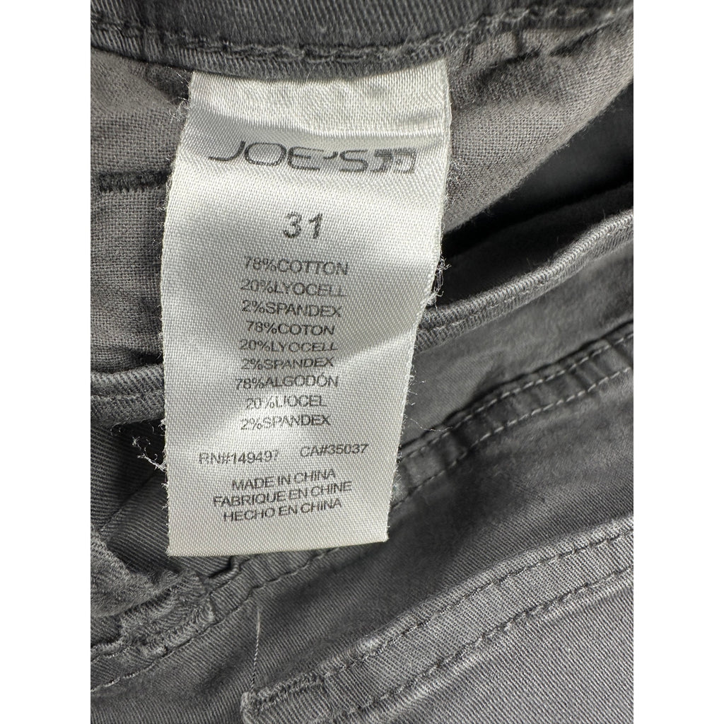 Joe's The Brixton Straight and Narrow Twill Denim Jeans in Castle Rock Gray — Size 31 // Preowned